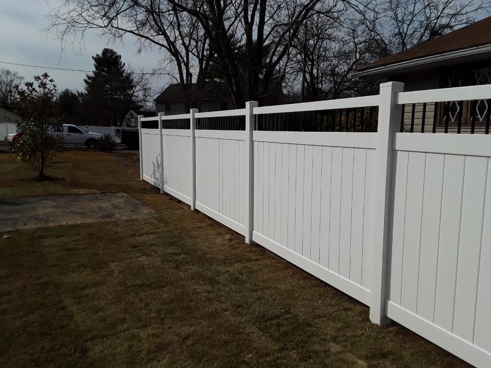 Vinyl fence installation in Riviera Beach MD by All Around Fence