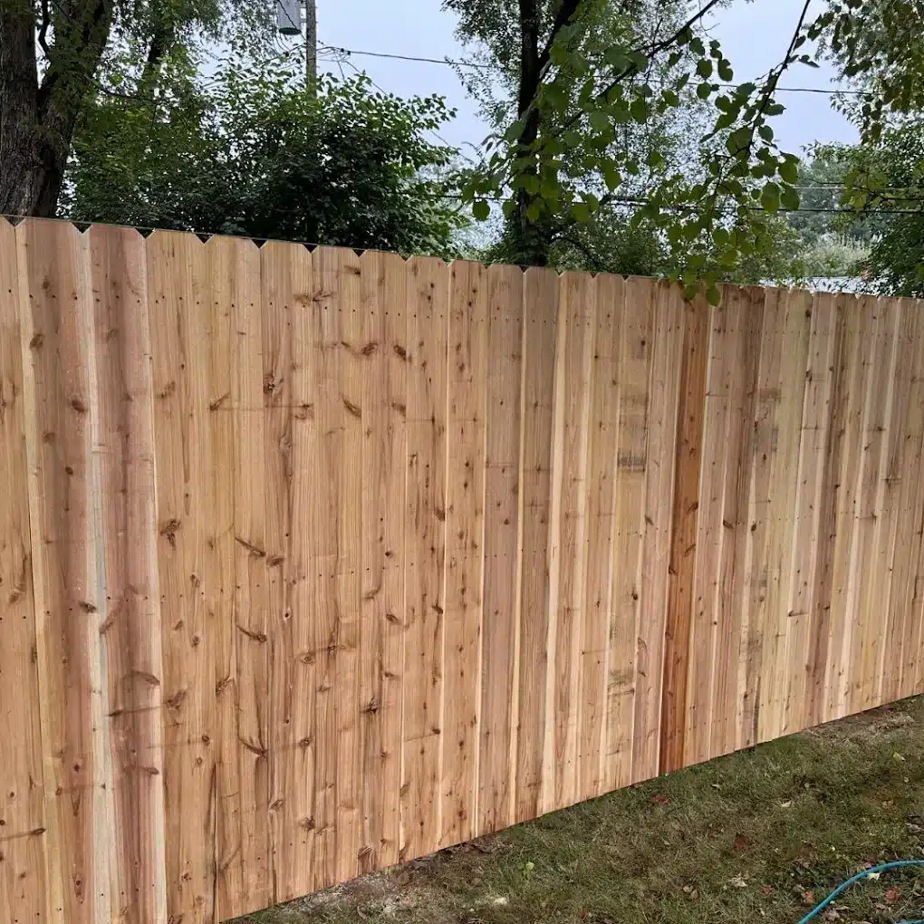 Privacy Cedar fence installation